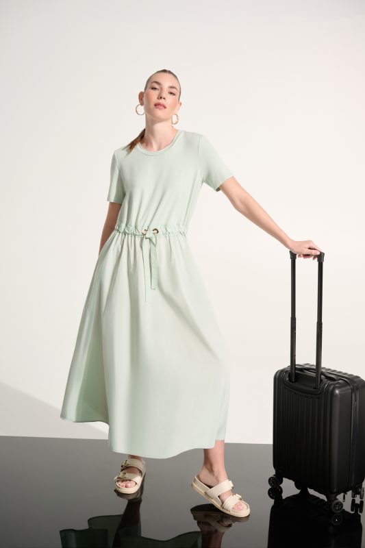 Pistachio Fit & Flare Dress