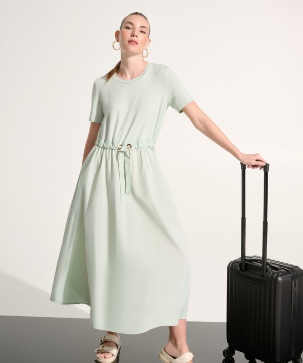 Pistachio Fit & Flare Dress