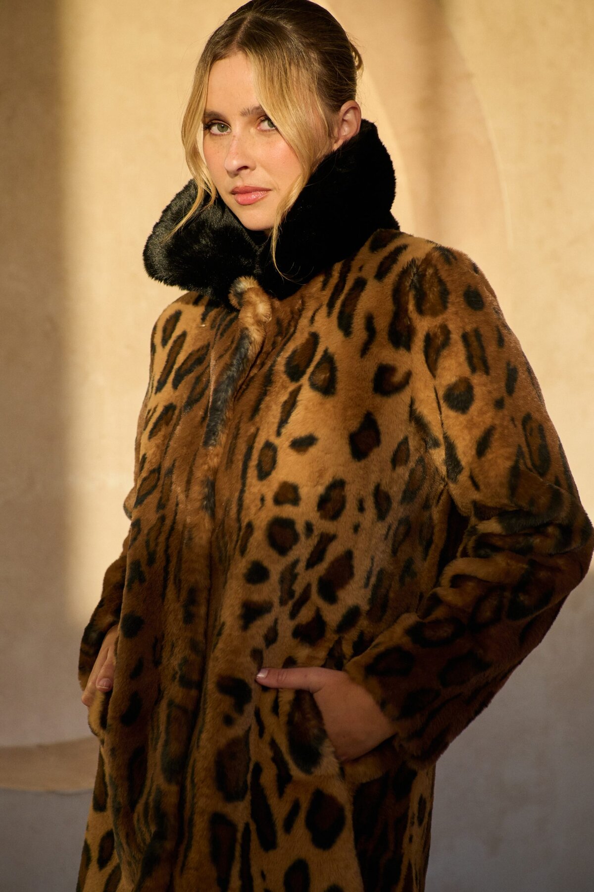Lush Leopard Coat - Image 2